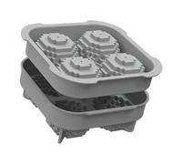 Moule à glace en forme de boules de golf | Moule en silicone pour congélateur avec 4 formes de golf, en silicone pour whisky, cocktails, tequila, vodka, fruits, gelée, chocolat