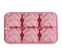 Moule à glace en forme de chien Forme de chiens 3D mignons et drôles en