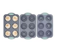 Moule À Glace En Forme De Couronne - Bac À Glace Flexible En Silicone, Fabricant De Formes De Vacances, Ensemble De Moules 3 Pièces, Blocs Antiadhésifs | Avec Cuisson Cuisine Bricolage Boissons Chocol