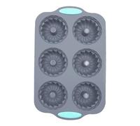 Moule à glace en forme de couronne de Noël - Moule à glace en silicone - Conception de boissons festives - Flexible - Fondant facile à détacher - Pochoir à glaçons en matériau de qualité alimentaire