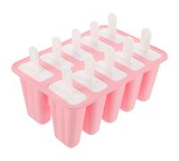 Moule à Glace en Silicone 10 Grilles pour Desserts Maison DIY | Silicone Alimentaire, Démoulage Facile, Rangement Compact, pour Jus et Fruits, Usage Fête Estivale