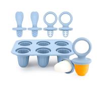 Moule à glace en silicone avec manche 4 poignées pour sucettes de bébé, moules à glace réutilisables à libération facile pour les petites mains