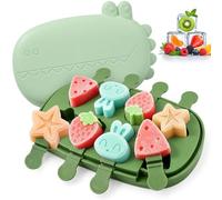 Moule à Glace en Silicone en Forme de Crocodile,8 Cavités(Style A)