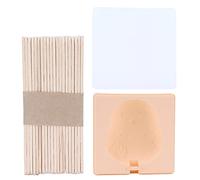 Moule à glace en silicone orange pour fabriquer soi-même des barres glacées et créer un plateau à glaces pour enfants. (Poulette)