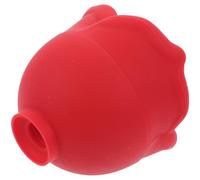 Moule à Glace Facial Rose en Silicone Alimentaire Rouge, Compact | Filles, Format Portable, Refroidit les Yeux, Aide Après Soleil, Outil de Massage Visage