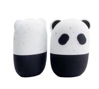 Moule à glace faciale,Moule réutilisable en silicone pour visage de glace - Cube facial de glace en forme de Panda mignon, pour la sculpture des yeux Sha, le refroidissement, le Lifting du visage
