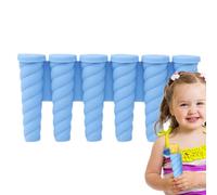 Moule à glace - Moules à pop en silicone à 6 câbles | Moule à glace en silicone | Ice Pop Moules pour glace fou fait maison | Moules pour glaces antiadhésifs | Lolly de glace fait maison