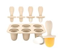 Moule à Glace,Plateaux pour congélateur à 6 grilles pour cake - Formes À Bâtonnets Glacés À Démoulage Facile Et Plateau Pour Friandises Congelées Pour Le Pudding La Gelée