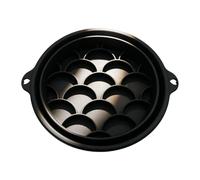 Moule à glace pliable en silicone avec un design compact, Black | Bassin domestique polyvalent pour salle de bain et activités de plein air, bol en Silicone réutilisable pour le