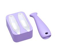 Moule à glace pour le visage - 7,4 x 3,6 cm - Masseurs de refroidissement en silicone pour autorité faciale, outil de soin de la peau réutilisable avec design ergonomique et doux