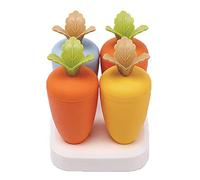 Moule à glace réutilisable en forme de carotte facile à nettoyer pour tout-petits et enfants