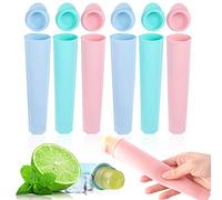 Moule à Glace Sans BPA, Moulle Esquimaux Silicone, Moule a Glace, Glaces à L'eau, Ice Pop Mold Popsicle Sorbet DIY Réutilisable, Moulle Magnum pour DIY Sorbet Yaourts