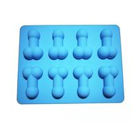 Moule à Glacon Moule En Silicone De Forme Drôle Moule à Savon Parfumé Moules à Chocolat Pour Gâteaux Et Pâtisseries Cadeau Drole Pour Anniversaire De Fête (Bleu)