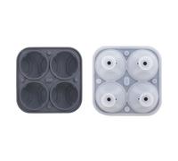 Moule à glaçons 3D en forme de Baseball, de qualité alimentaire, rond en Silicone, accessoires de boisson, Gadget de cuisine pratique, moule en Silicone de qualité alimentaire