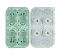 Moule à glaçons 3D pour chien, 4 cavités, qualité alimentaire, boule ronde en Silicone, accessoires de boisson, Gadget de cuisine pratique, plateau à Cubes