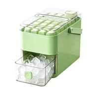 Moule À Glaçons,56 Alvéoles Réutilisable Double Couche avec Couvercle Pressant | Bac À Glaçons Petit Seau Pour Blocs | pour Café Vin Bourbon Cocktails Rafraîchissement Camping-Car Maison Restaurant