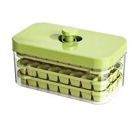 Moule à glaçons à pression, conception empilable à dégagement facile, PP, plateau à glaçons à 32 grilles, grande machine à glacons à fusion lente, rangement empilable peu encombrant, pour congélateur