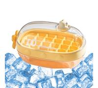 Moule à glaçons avec couvercle - Machine à glaçons à whisky | Moule à sphère de givre à démouler facilement, 24 grilles de refroidissement, plat à bourbon, bac de rangement pour café, cocktails