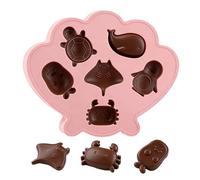 Moule à Glaçons Cube | 6 Cavités en Silicone Alimentaire Antiadhésif,Moule à Glaçons en Silicone,Idéal pour Congélateur, Cuisine, Maison,