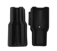 Moule à Glaçons Cylindre en Silicone, Grande Capacité, Lot de 2, Rose avec Couvercles - Démoulage Facile, Résistant Haute Température, Idéal pour Boissons (Noire)