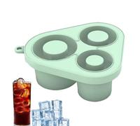 Moule À Glaçons Cylindrique - Grands Moules À Glaçons Avec Couvercle | Plateau Flexible En Silicone À Dégagement Facile | Cube Carré En Silicone Empilable | Plateaux Réutilisables Faciles À Empiler Po