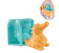 Moule à Glaçons en Bloc Silicone | Mignon Réutilisable Démoulage Rapide - Moule en Silicone Dinosaure Format Bac à Glaçons - Pour Champagne Whisky Jus Cocktails Camping-car Maison Restaurant