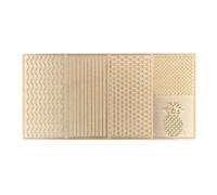 Moule à Glaçons en Cuivre, Plateau Tampon Imprimeur, Design Moderne, Facile à Nettoyer - Matériaux Durables, Idéal Bar et Fête (D01)