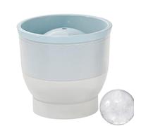 Moule à glaçons en forme de boule - Machine à glace en silicone réutilisable - Grande forme ronde pour congélateur, refroidisseur de boisson à cocktail, outil de glace pour whisky, bac à glaçons pour