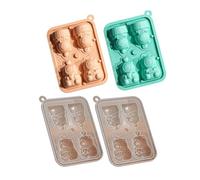 Moule à glaçons en forme de Capybaras, plateau à glace en plastique de qualité alimentaire, accessoires de boisson, outil de fabrication de sucettes glacées pour un usage domestique, moule alimentaire