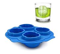 Moule à glaçons en forme de cerveau 3D, 4 cavités, plateau de moule à glaçons en silicone flexible pour cerveau 3D, fabricant cerveaux géants pour whisky, cocktails, boissons et plus enc