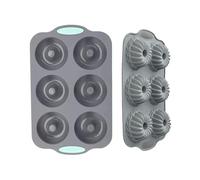 Moule à glaçons en forme de cube à 6 cavités réutilisables | Moule à glace en forme de couronne de Noël pour congélateur, chocolat, gâteau, dessert, nourriture, whisky, cocktail, bourbon