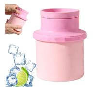 Moule à glaçons en silicone 2 en 1 pour congélateur, outil de moulage de glace rond de 162 g avec joint étanche, tasse de congélation robuste de qualité alimentaire, moule à sphère réutilisable avec