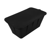 Moule à Glaçons en Silicone 3 L Noir pour Activités Extérieures | Grosse Capacité, Surface Lisse, Usage Simple, Supporte de 20 °c à 220 °c, Format Compact