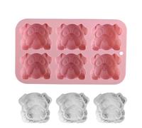 Moule à glaçons en silicone 3D pour chien avec design mignon et | Moule à glaçons pour jus, cocktails, boissons, gelées, chocolats, collations et bonbons