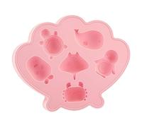 Moule à Glaçons en Silicone | 6 Cavités Facile à Démouler Réutilisable - Formes Animaux Marins pour Chocolat,Pour whisky bourbon café chocolat dessert pâtisserie fêtes été