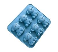 Moule à glaçons en silicone - 6 cavités faciles à libérer - Moule à glaçons pour café, whisky, cocktail, boisson, cuisine, réfrigérateur