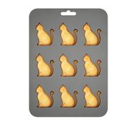 Moule à glaçons en silicone 9 cavités, alimentaire, résistant chaleur, chat