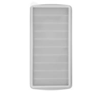 Moule à Glaçons en Silicone à Dix Compartiments avec Couvercle | Format Empilable, Fond Épais, Surface Antiadhésive, Pratique pour Jus, Grands Gobelets, Bars et Boissons Café