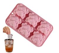 Moule à glaçons en silicone en forme de chien mignon et - Réutilisable - Pour la cuisson et la congélation - Pour cola, jus, cocktails, boissons, gelées, chocolats