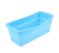 Moule à Glaçons en Silicone, Grand Format 600ml, Bleu