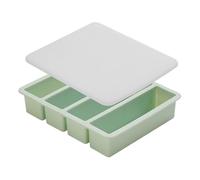 Moule À Glaçons En Silicone,Moule À Barres De Glace Carrées Avec Couvercle - Accessoires de Boissons Fraîches pour Cuisine Outils pour Préparer des Boissons Glacées