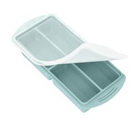 Moule à glaçons en silicone, moules de congélation à 4 grilles avec couvercle, 29 x 12,5 x 5,5 cm, congélation rapide et démoulage facile, passe au micro-ondes pour sauce, bouillon, préparation des