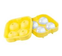 Infactory - Moule à glaçons en silicone - 4 glaçons sphériques XXL Ø 45 mm