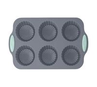 Moule à Glaçons en Silicone pour Couronne de Noël 2026, Moule Réutilisable pour Glaçons, Tray DIY pour Couronnes en Chocolat, Silicone 6 Trou, Idéal pour Cocktails, Gâteaux, Chocolats et Savons