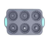 Moule à Glaçons en Silicone pour Couronne de Noël 2026, Moule Réutilisable pour Glaçons, Tray DIY pour Couronnes en Chocolat, Silicone 6 Trou, Idéal pour Cocktails, Gâteaux, Chocolats et Savons