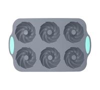 Moule à Glaçons en Silicone pour Couronne de Noël 2026, Moule Réutilisable pour Glaçons, Tray DIY pour Couronnes en Chocolat, Silicone 6 Trou, Idéal pour Cocktails, Gâteaux, Chocolats et Savons