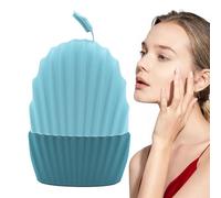 Moule à glaçons en silicone pour le visage, rouleau à glace en silicone | Support de cube de massage pour les yeux en forme de coquille - Rouleau facial réutilisable pour soulager les poches oculaires
