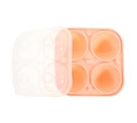 Moule à Glaçons en Silicone Rose Forme Pêche pour Boissons et Desserts