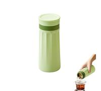 Moule à Glaçons et Gobelet 2 en 1, 500 ml Tasse Silicone Pressable pour Libérer les Glaçons, Couvercle Étanche Anti-fuite Gradué, pour Boissons Fraîches, Maison, Bureau et Excursion