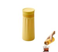 Moule à Glaçons et Gobelet 2 en 1, 500 ml Tasse Silicone Pressable pour Libérer les Glaçons, Couvercle Étanche Anti-fuite Gradué, pour Boissons Fraîches, Maison, Bureau et Excursion
